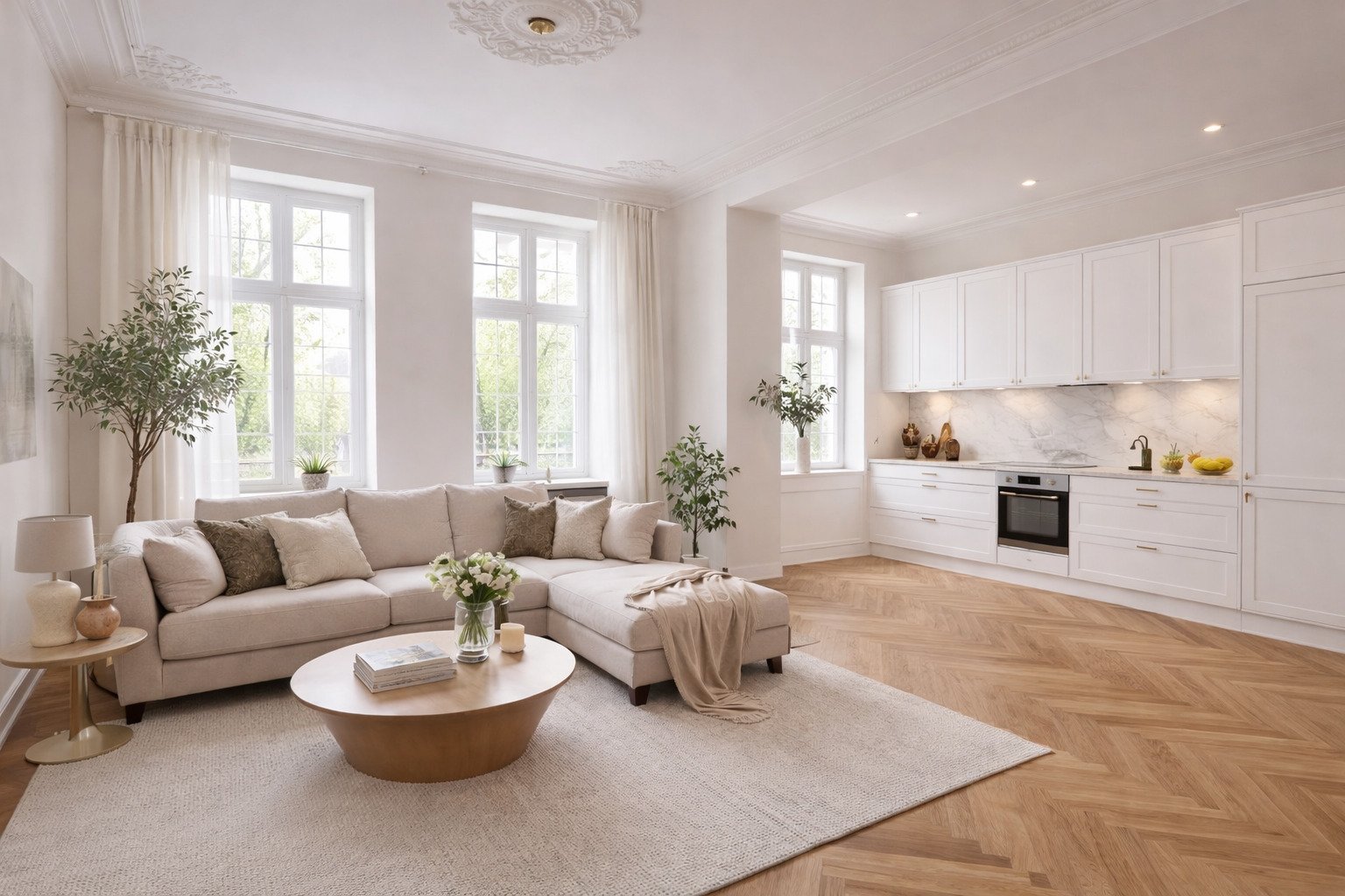 Renditestarke, hochwertig sanierte Altbauwohnung nahe Olivaer Platz Renditestarke, hochwertig sanierte Altbauwohnung nahe Olivaer Platz